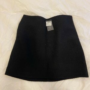 Tweed Black Club Monaco Mini Skirt TAGS ON! Size 4